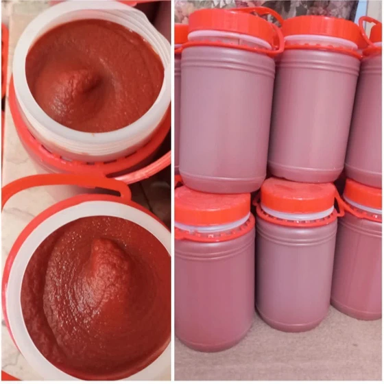 رب گوجه فرنگی خانگی اصل | تهیه شده از گوجه‌های تازه و امساله | عطاری بهاران(دبه۲کیلویی)پسکرایه